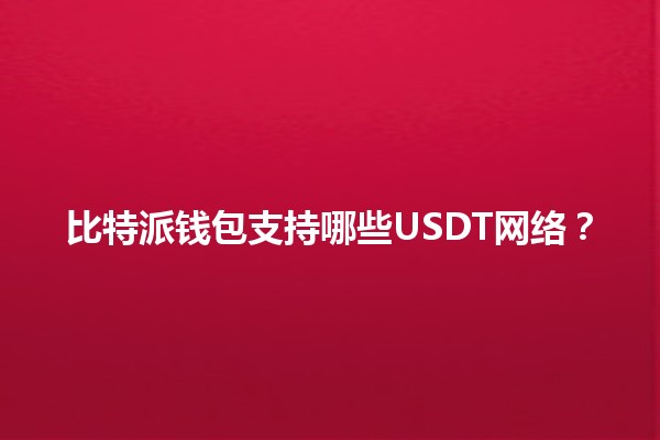 比特派钱包支持哪些USDT网络？💰🌐