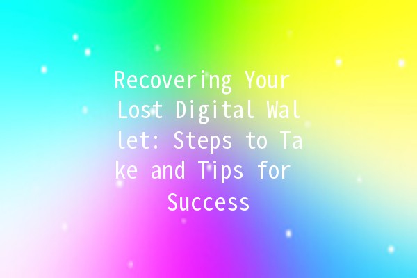 Recovering Your Lost Digital Wallet: Steps to Take and Tips for Success 🌐💼