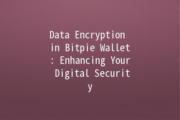 Data Encryption in Bitpie Wallet: Enhancing Your Digital Security 💰🔒